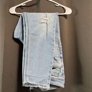 Light Blue Distressed Women's Jeans